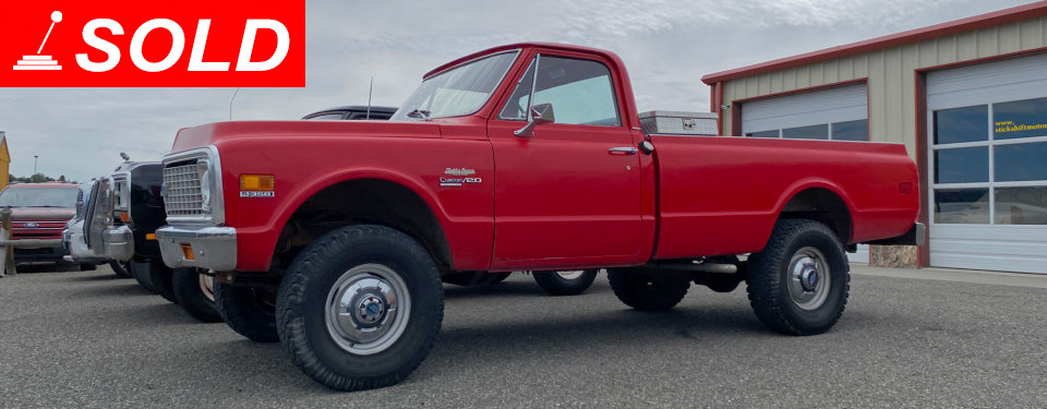 1972 Chevrolet K20 Pickup SOLD! at Stickshift Motors Cody, WY