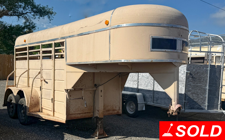 1978 Livestock Trailer Sold Stickshift Motors Cody, WY