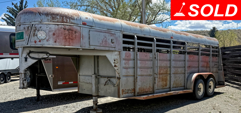 1981 Kiefer Stock Trailer SOLD! at Stickshift Motors Cody, WY