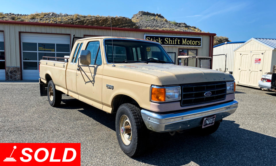 1988 Ford F250 Pickup Truck SOLD! at Stickshift Motors Cody, WY