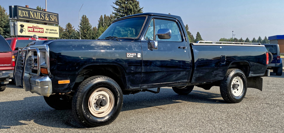 1990 Dodge D250 Power Ram Pickup Truck For Sale at Stickshift Motors Cody, WY