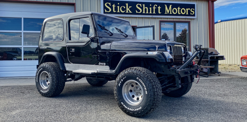1991 Jeep Wrangler 4x4 For Sale at Stickshift Motors Cody, WY
