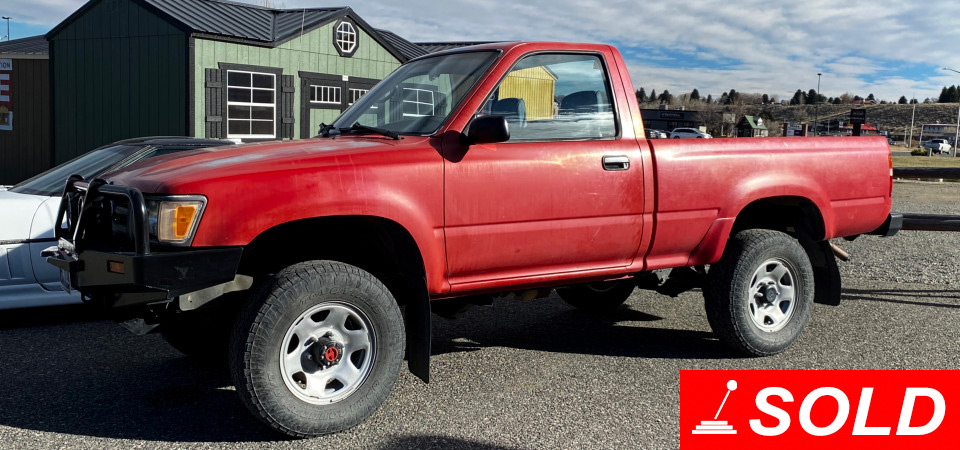 1992 Toyota Pickup Truck Sold at Stickshift Motors Cody, WY