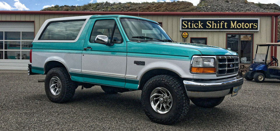 1994 Ford Bronco For Sale Stickshift Motors Cody, WY