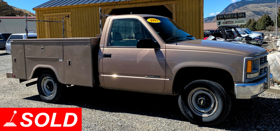 1995 Chevrolet C2500 Utility Truck Sold at Stickshift Motors Cody, WY
