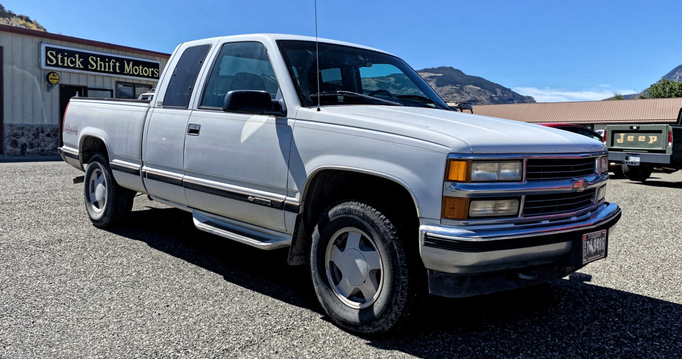 1996 Chevrolet K1500 Pickup Truck For Sale at Stickshift Motors Cody, WY