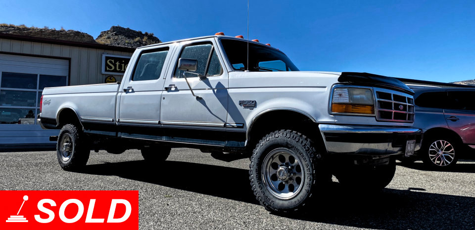 1997 Ford F350 Crew Cab Pickup Truck SOLD! at Stickshift Motors Cody, WY