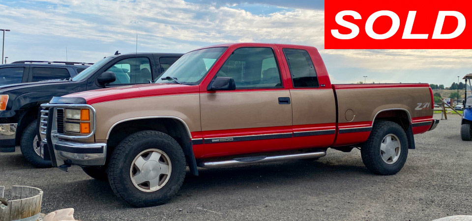 1997 GMC Sierra SLE Pickup Truck Sold at Stickshift Motors Cody, WY