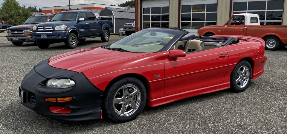 1998 Chevrolet Camaro Convertible For Sale at Stickshift Motors Cody, WY
