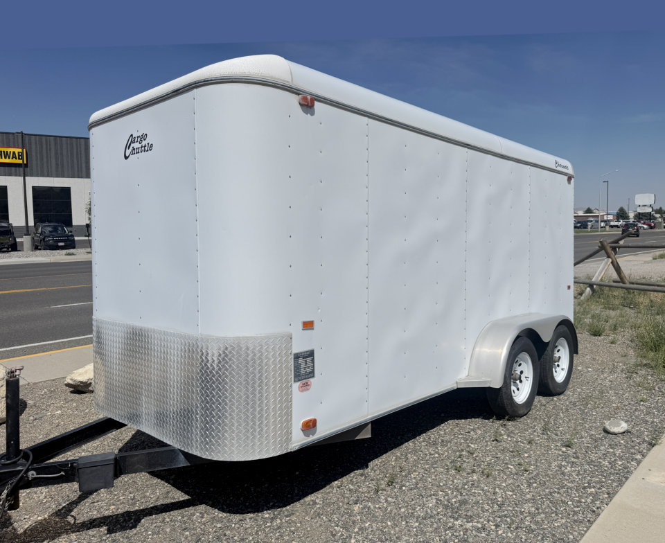 1999 Charmac Enclosed Trailer For Sale at Stickshift Motors Cody, WY