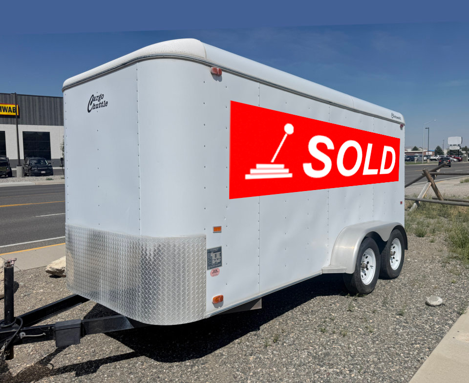 1999 Charmac Enclosed Trailer SOLD! at Stickshift Motors Cody, WY