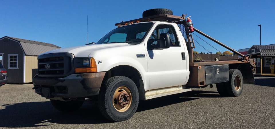 2000 Ford F350 Flatbed For Sale Stickshift Motors Cody, WY