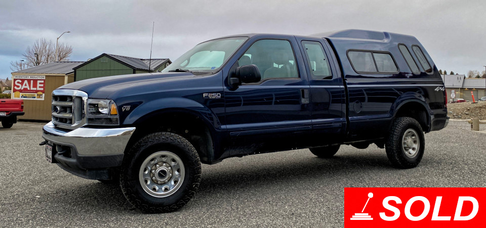2001 Ford F250 4x4 Pickup Sold at Stickshift Motors Cody, WY