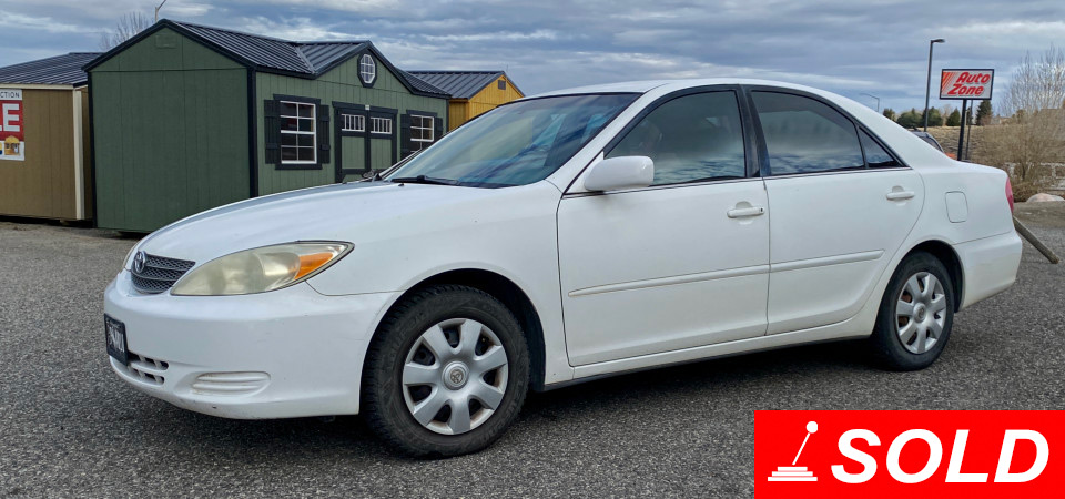 2002 Toyota Camry LE Sold at Stickshift Motors Cody, WY