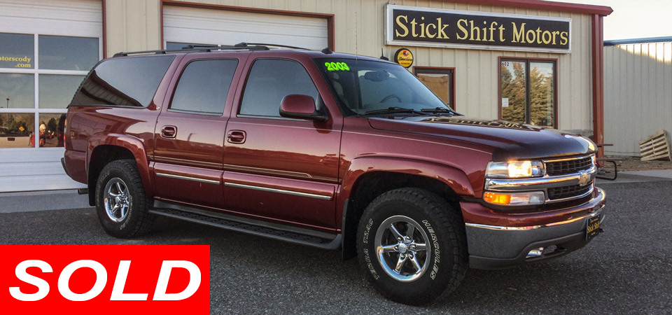 2003 Chevrolet Suburban Sold Stickshift Motors Cody, Wyoming