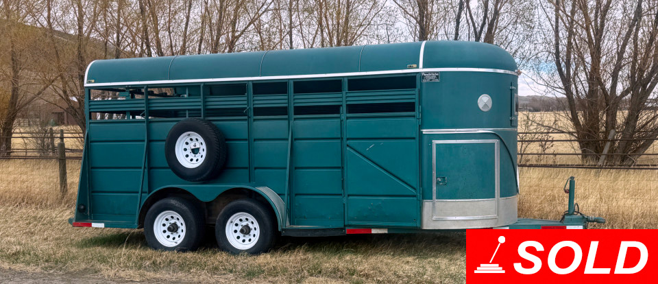 2003 Ponderosa Horse Trailer Sold at Stickshift Motors Cody, WY