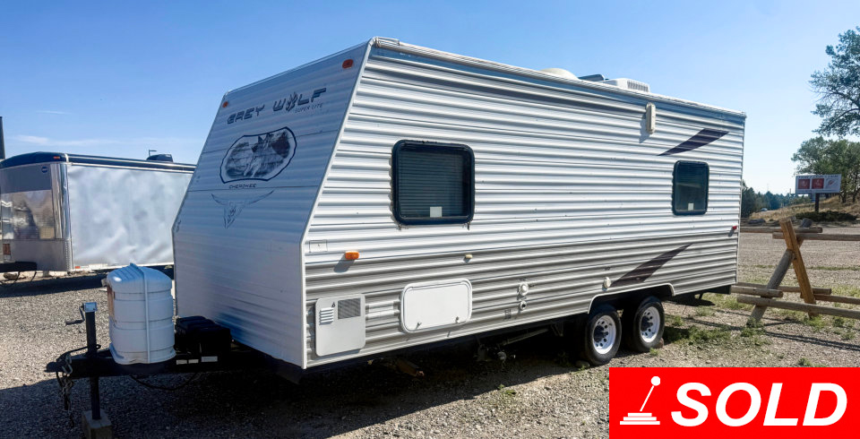 2009 Grey Wolf Toy Hauler Trailer Sold! at Stickshift Motors Cody, WY