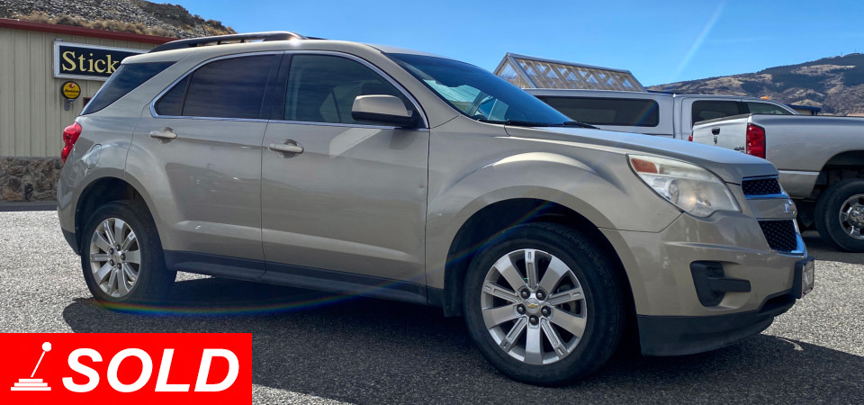 2010 Chevrolet Equinox Sold at Stickshift Motors Cody, WY