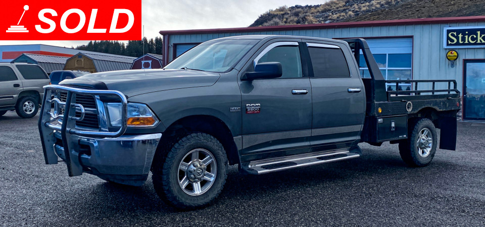 2011 RAM 2500 Flatbed Sold at Stickshift Motors Cody, WY