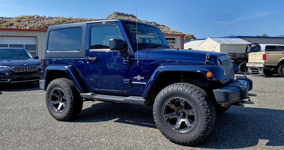 2012 Jeep Wrangler Oscar Mike For Sale at Stickshift Motors Cody, WY