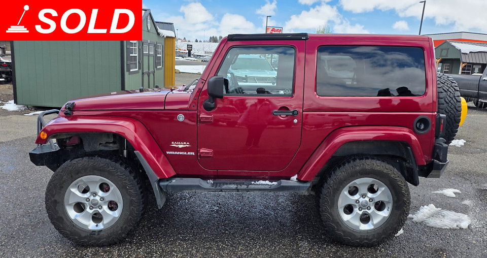 2013 Jeep Wrangler Sahara Sold at Stickshift Motors Cody, WY