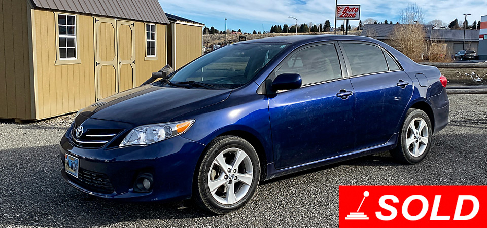 2013 Toyota Corolla Sold at Stickshift Motors Cody, WY