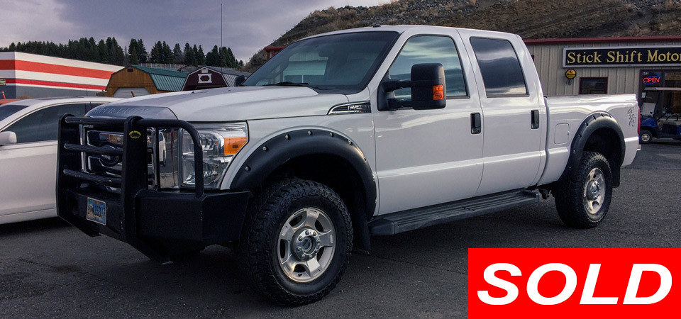 Sold! Used 2015 Ford Superv Duty 4 X 4 Pick-Up Stickshift Motors Cody, WY
