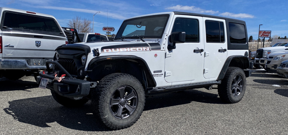 2015 Jeep Wrangler Unlimited Rubicon For Sale at Stickshift Motors Cody, WY