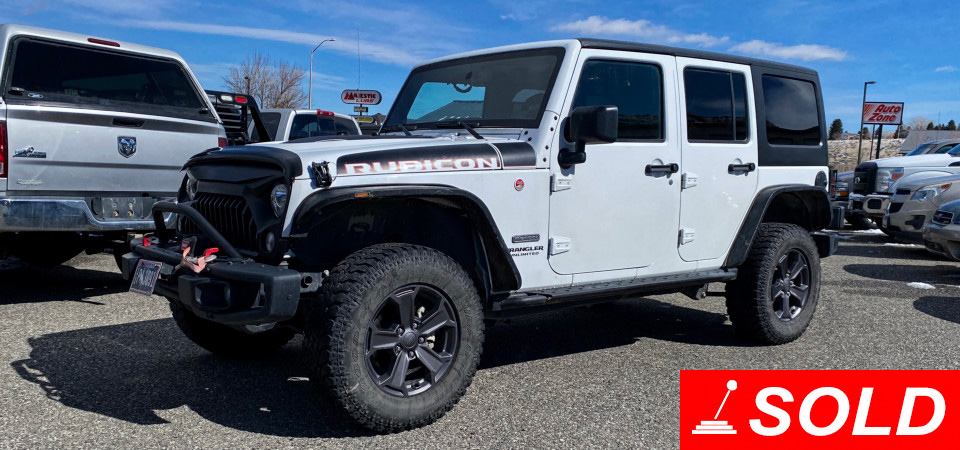 2015 Jeep Wrangler Unlimited Rubicon Sold at Stickshift Motors Cody, WY