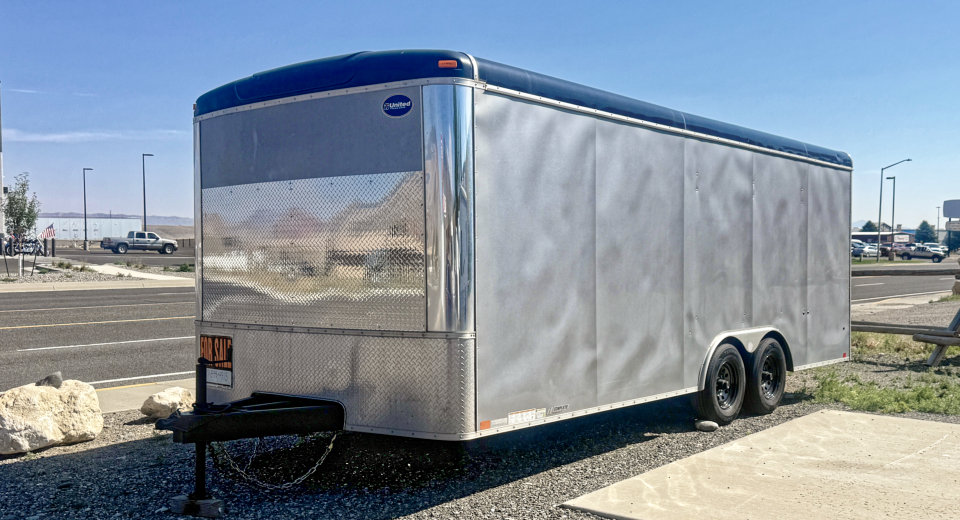 2016 United Enclosed Car Trailer Truck For Sale at Stickshift Motors Cody, WY
