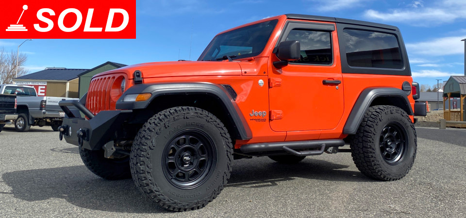 2018 Jeep Wrangler Sport Sold at Stickshift Motors Cody, WY