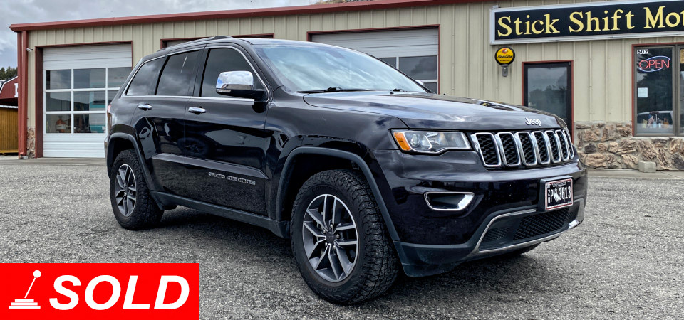2019 Jeep Grand Cherokke Limited SOLD! at Stickshift Motors Cody, WY