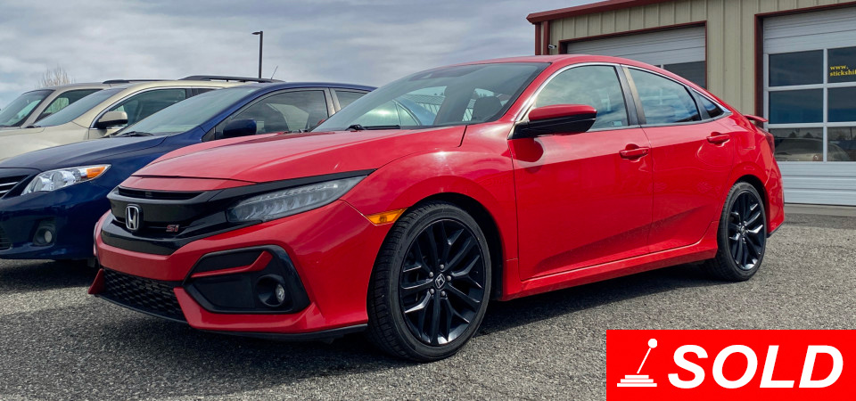 2020 Honda Civic Si SOLD! at Stickshift Motors Cody, WY