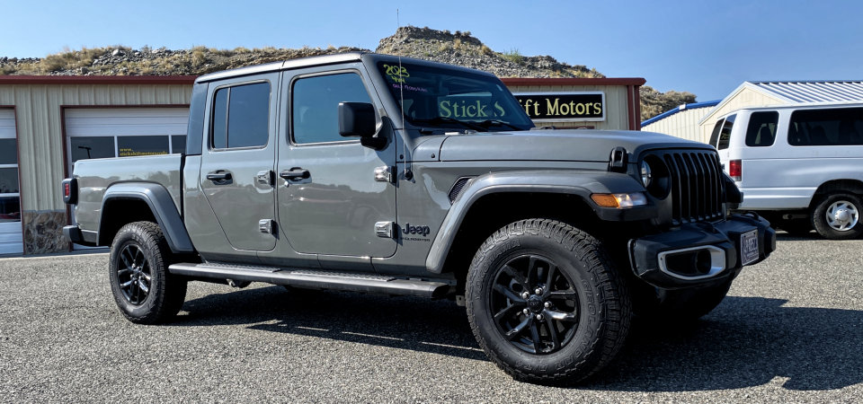 2023 Jeep Gladiator For Sale at Stickshift Motors Cody, WY