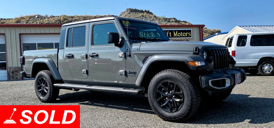 2023 Jeep Gladiator SOLD! at Stickshift Motors Cody, WY